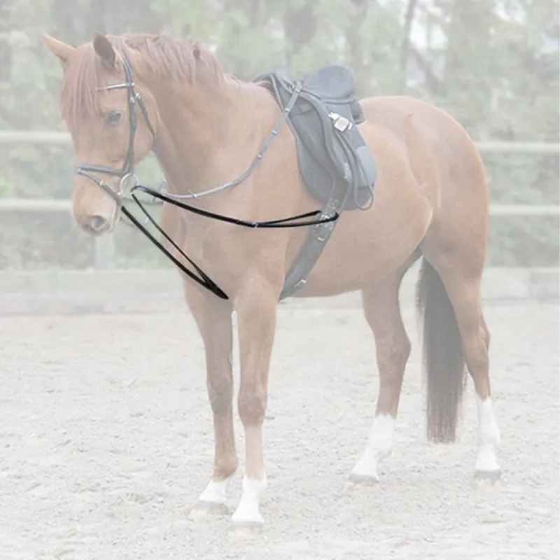 Waldhausen X-Line Draw Reins - Black-1