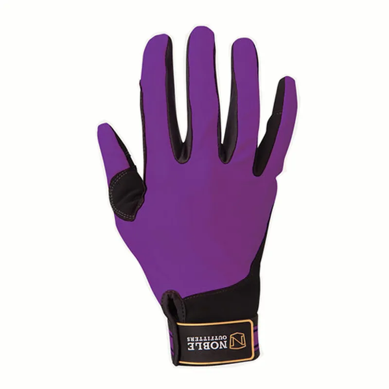 Noble Perfect Fit Riding Gloves Blackberry
