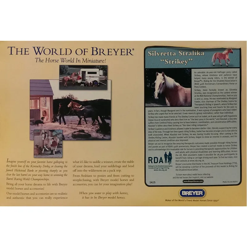 Breyer Special Edition Strikey the RDA Pony-1