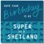Gubblecote Greetings Card - Super As A Shetland