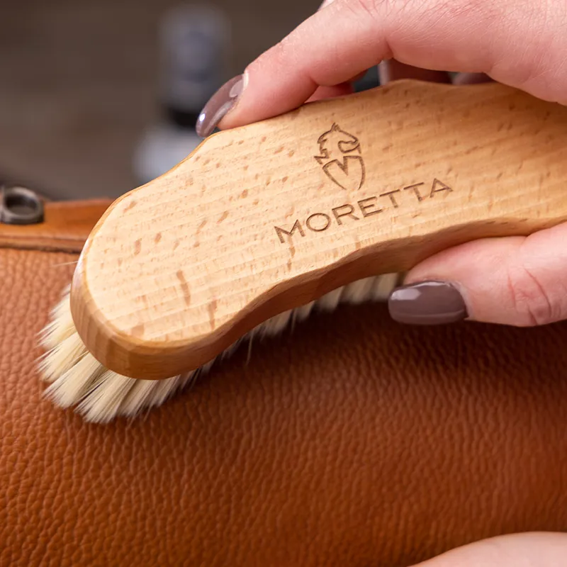 Moretta Two-Piece Shoe Brush Set-1