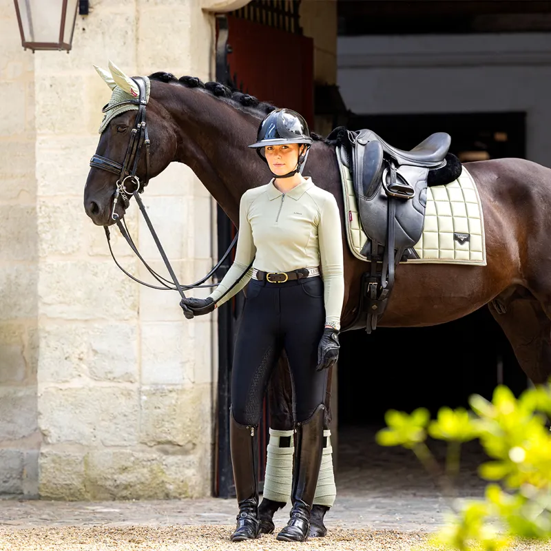 LeMieux Demi Full Grip Ladies Bregging Riding Tights - V1 Black-3