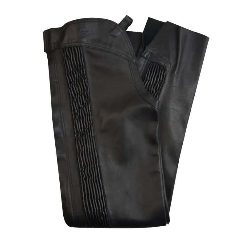 The Riding Academy Leather Full Chaps - Black - Medium
