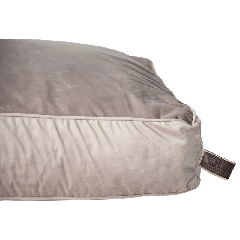 Kentucky Velvet Pillow Dog Bed - Beige-6