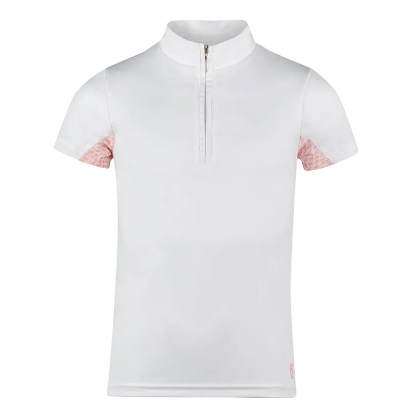 Horze Lena Childs Training Competition Shirt - White