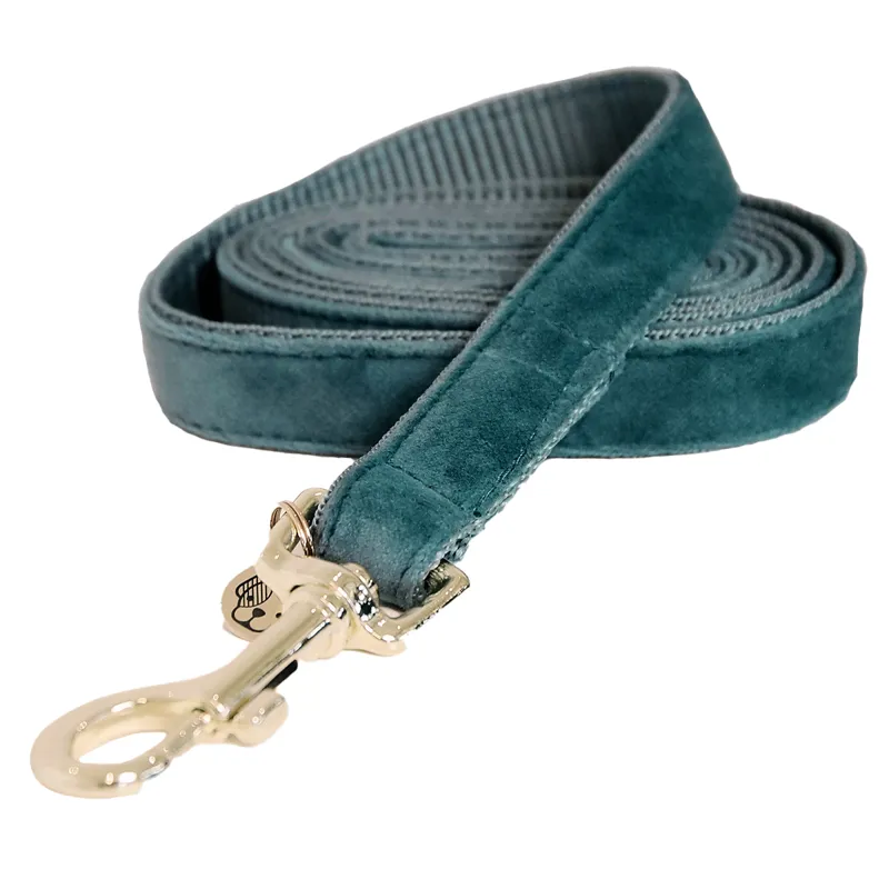 Kentucky Velvet Dog Lead - Emerald