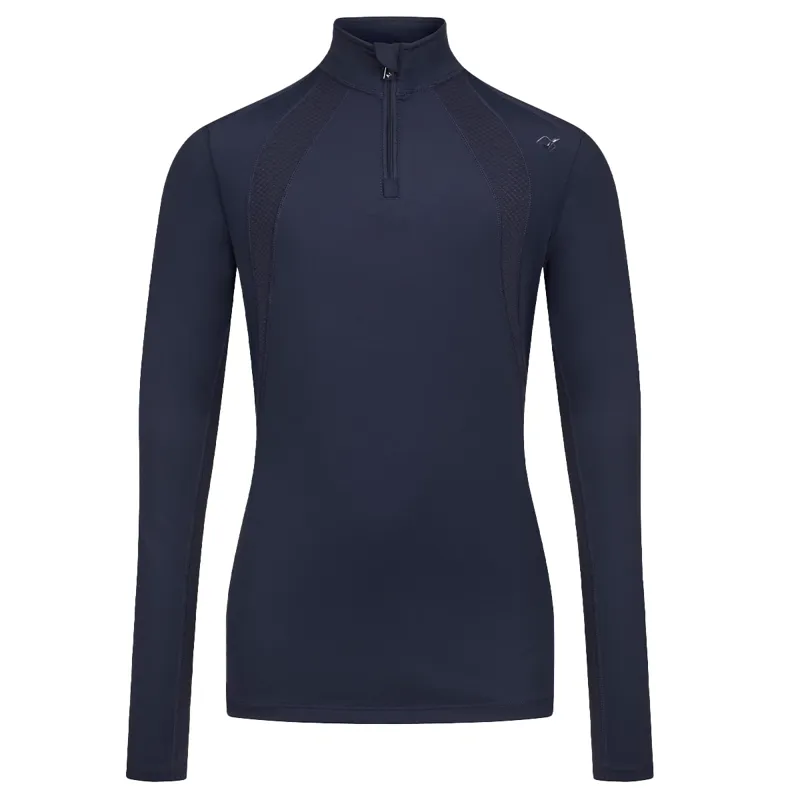 LeMieux Young Rider Mia Mesh Junior Long Sleeve Base Layer - Navy