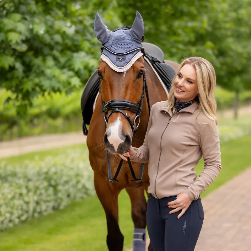 LeMieux Loire Fly Hood - Jay Blue-6