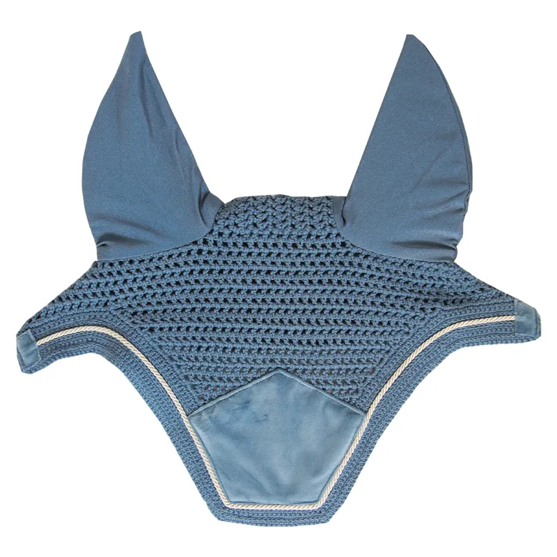 Kentucky Wellington Velvet Fly Veil - Light Blue-2