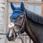 Kentucky Wellington Velvet Pearls Fly Veil - Navy