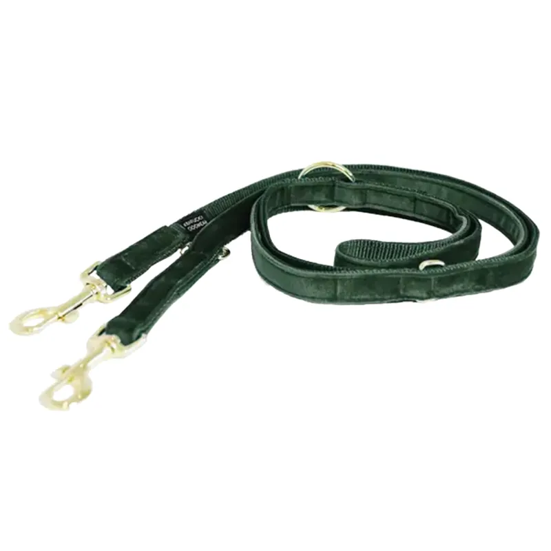 Kentucky Velvet Dog Lead - Pine Green