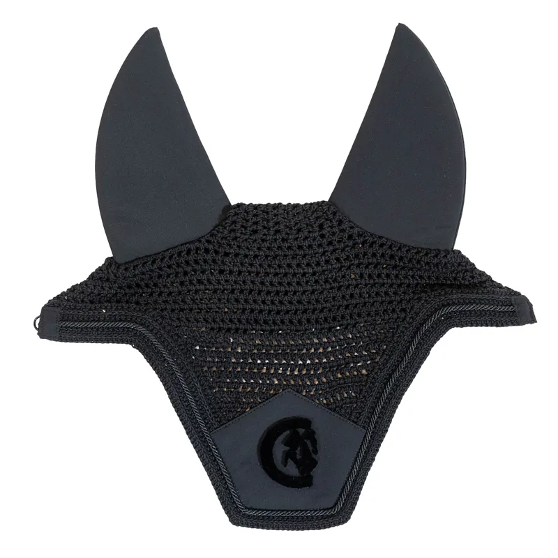 Kentucky Wellington 3D Logo Fly Veil - Black