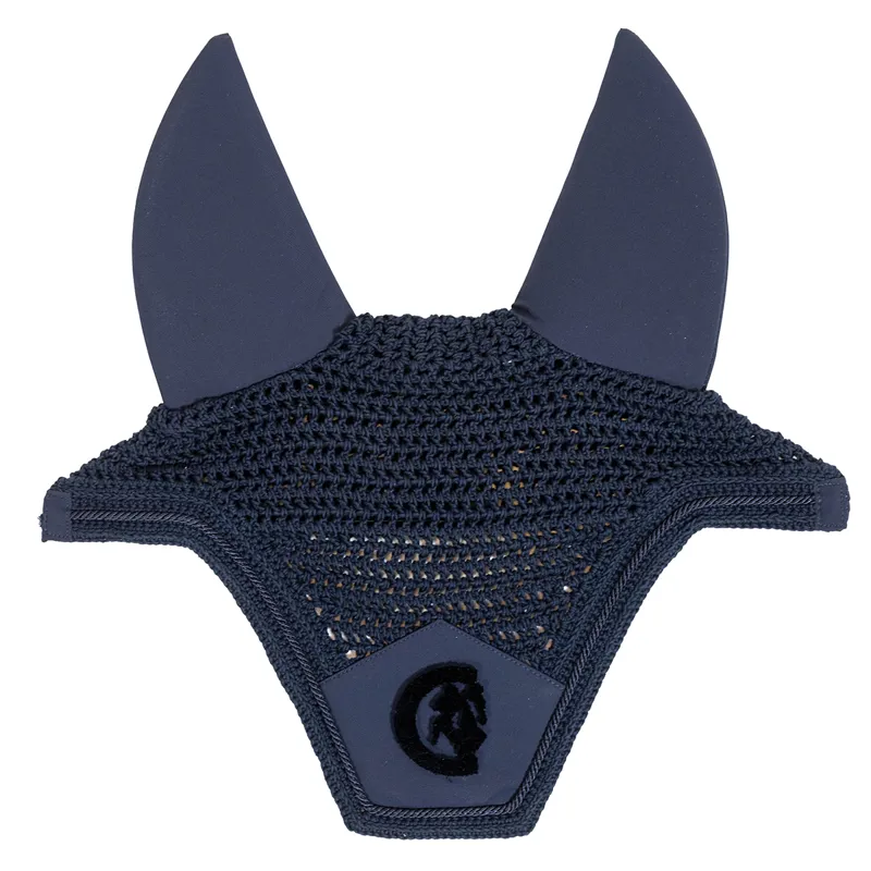 Kentucky Wellington 3D Logo Fly Veil - Navy-4