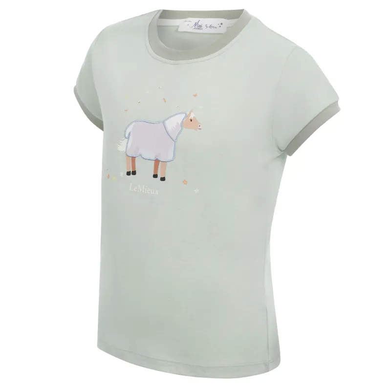 LeMieux Mini Alex Junior Tee - Pistachio-2