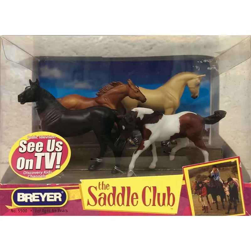 Breyer The Saddle Club Horses 4 Piece Gift Set