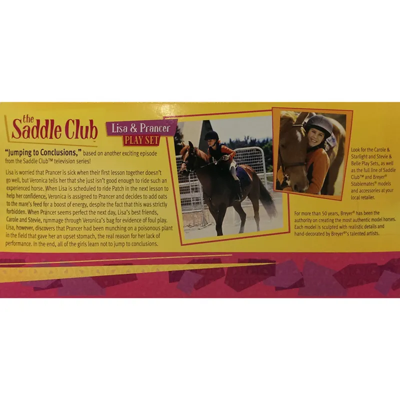 Breyer The Saddle Club Lisa and Prancer Play Set-1