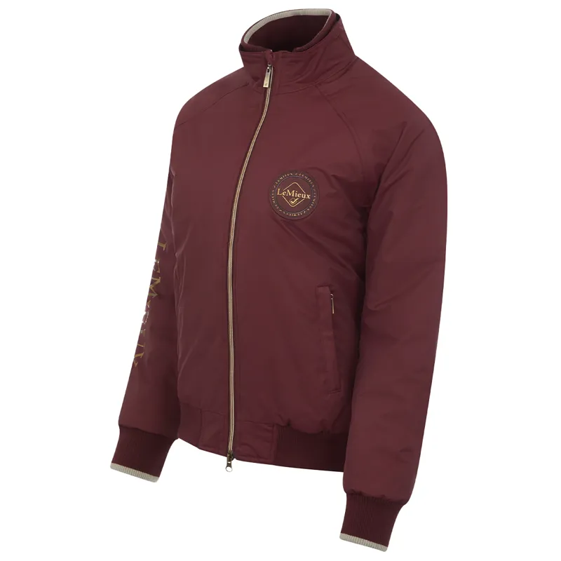 LeMieux Elite Ladies Crew Jacket - Burgundy-2