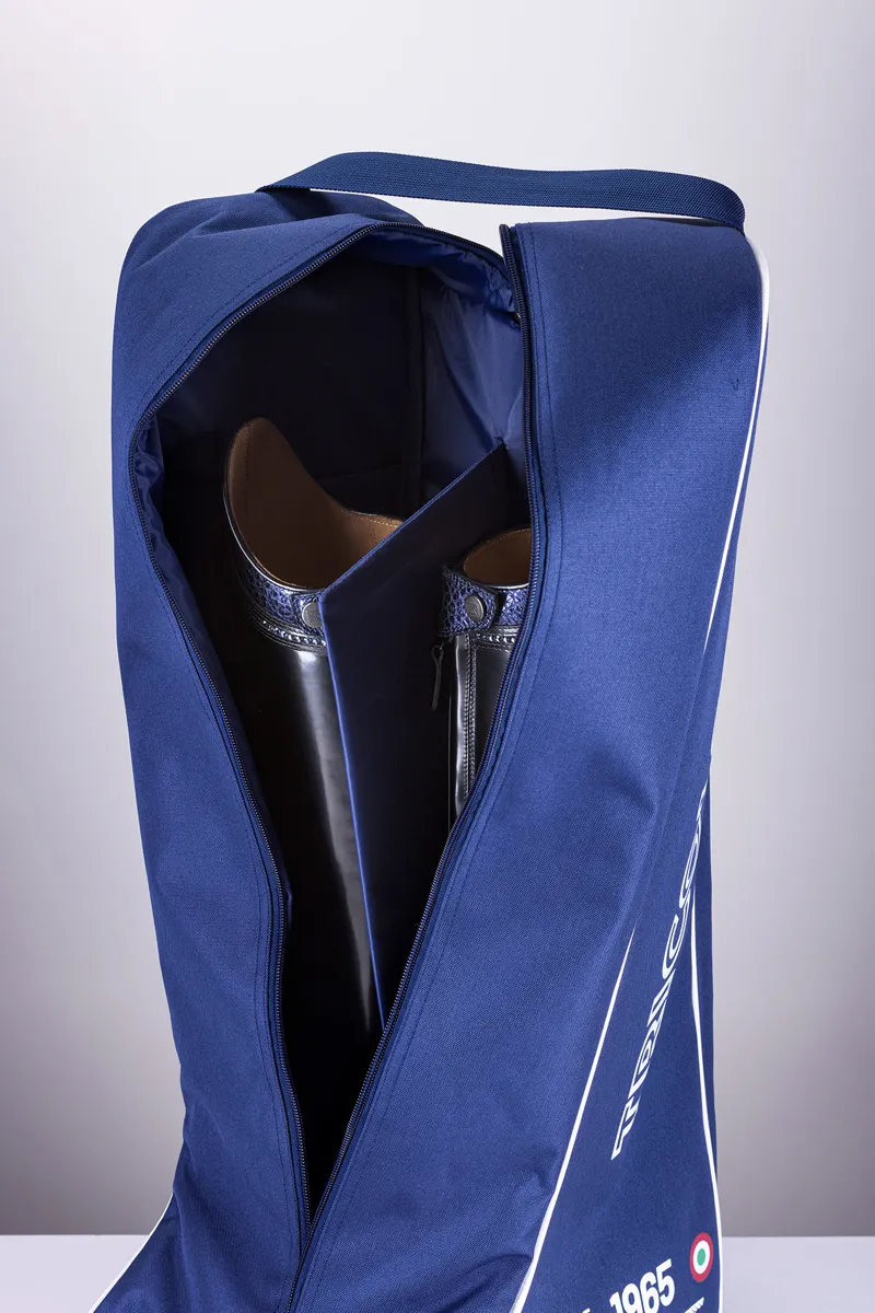 DeNiro Tricolore Riding Boot Bag - Navy-6