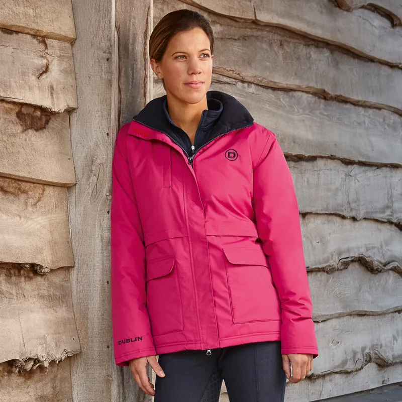 Dublin Adda Waterproof Ladies Jacket Fuchsia