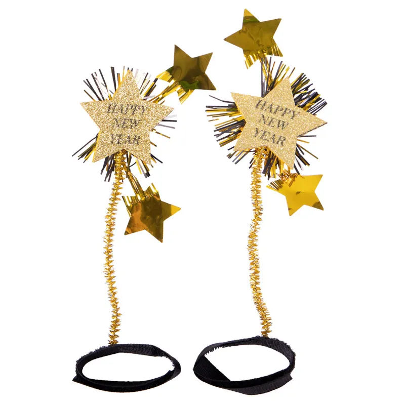 QHP Happy New Year Bridle Attachments - Gold