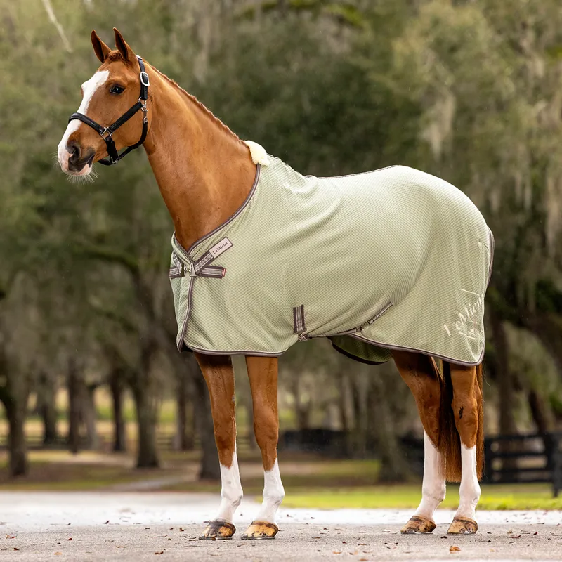 LeMieux Kudos Bamboo Cooler Rug - Fern-1