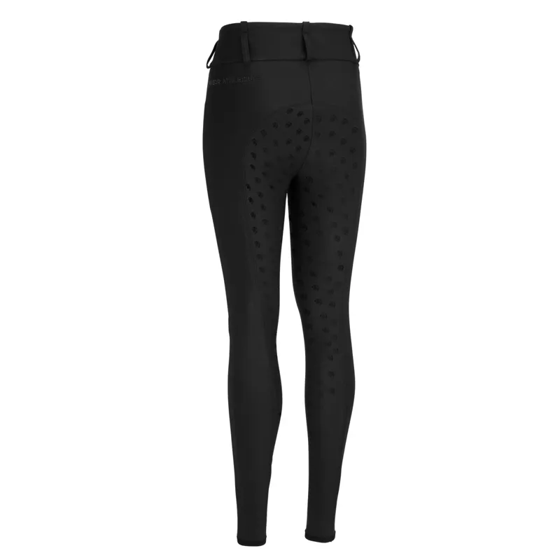Pikeur 9105 Full Grip Junior Girls Riding Tights - Black-3