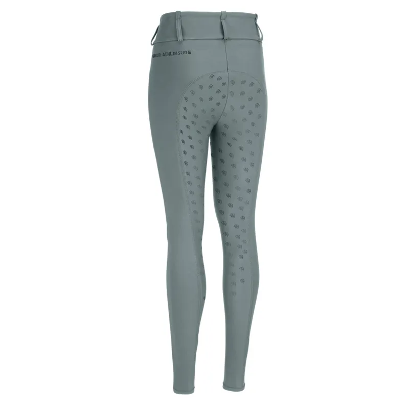 Pikeur 9105 Full Grip Junior Girls Riding Tights - Jade-1