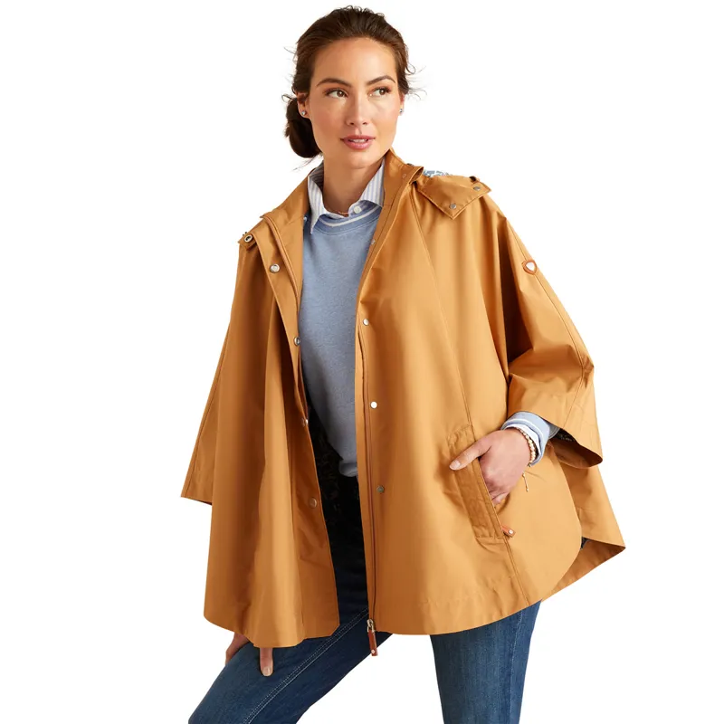 Ariat Country Anza Ladies Waterproof Cape - Travertine