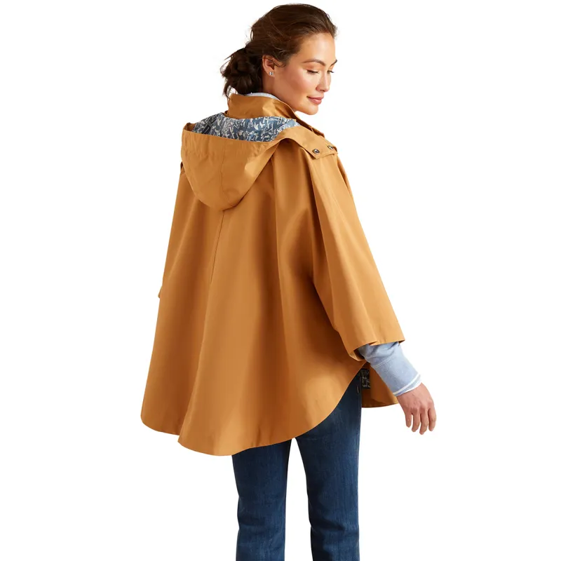 Ariat Country Anza Ladies Waterproof Cape - Travertine-5