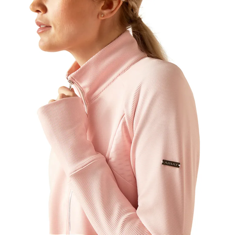 Ariat Bellatrix Full Zip Ladies Sweatshirt - First Blush-3