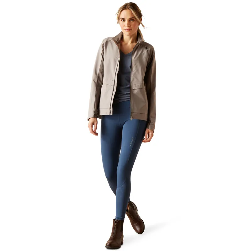 Ariat Breathe Deep Ladies Water Resistant Jacket - Zinc-4