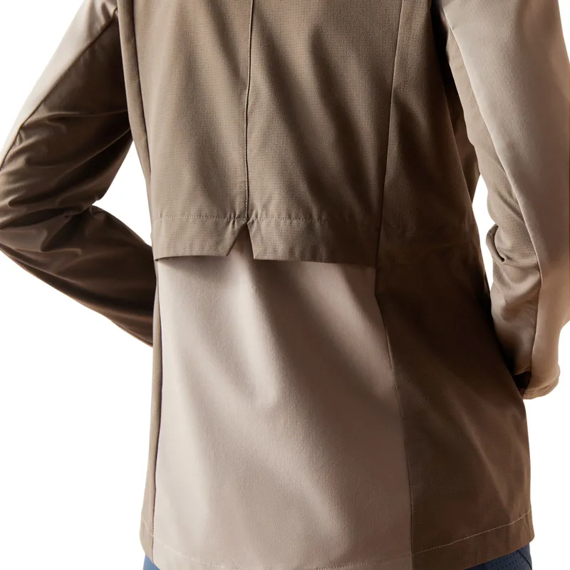 Ariat Breathe Deep Ladies Water Resistant Jacket - Zinc-3