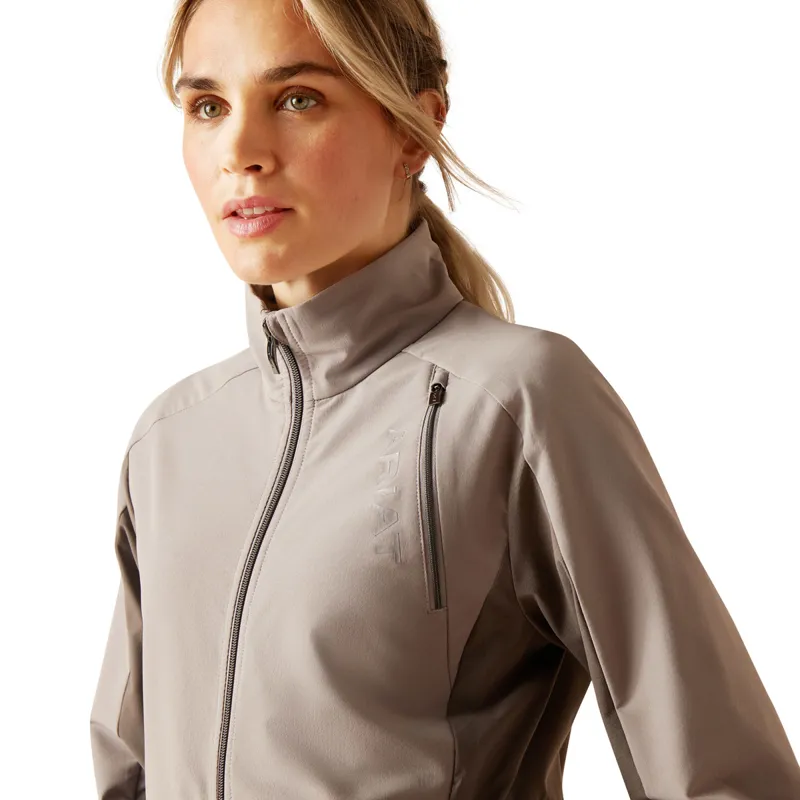 Ariat Breathe Deep Ladies Water Resistant Jacket - Zinc-2