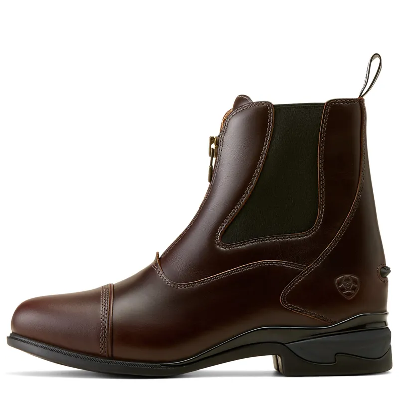 Ariat Devon Axis Ladies Paddock Boots - Waxed Chocolate-2