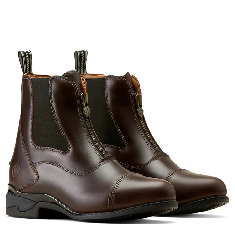 Ariat Devon Axis Ladies Paddock Boots - Waxed Chocolate-3