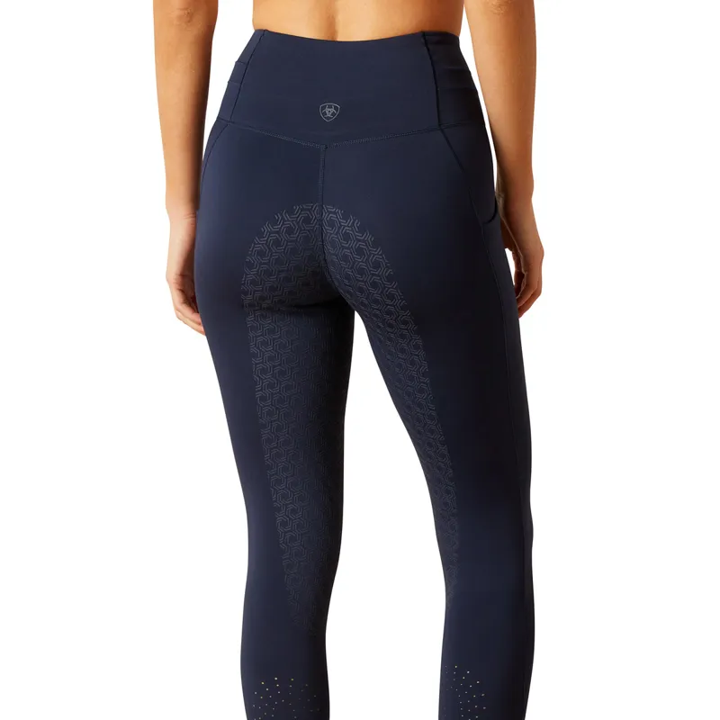 Ariat EOS 2.0 Full Grip Womens Riding Tights - Navy Eclipse-2