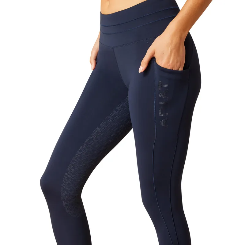 Ariat EOS 2.0 Full Grip Womens Riding Tights - Navy Eclipse-3