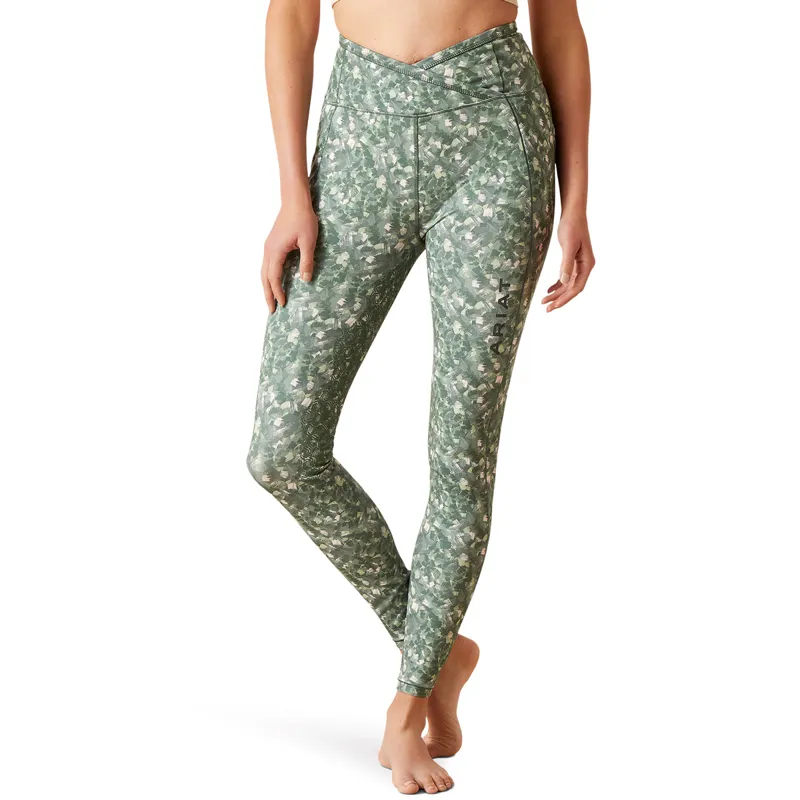 Ariat EOS Etch Half Grip Ladies Riding Tights - Brush Stroke