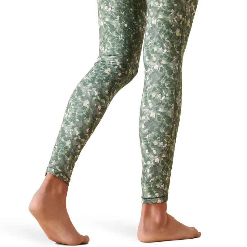 Ariat EOS Etch Half Grip Ladies Riding Tights - Brush Stroke-2