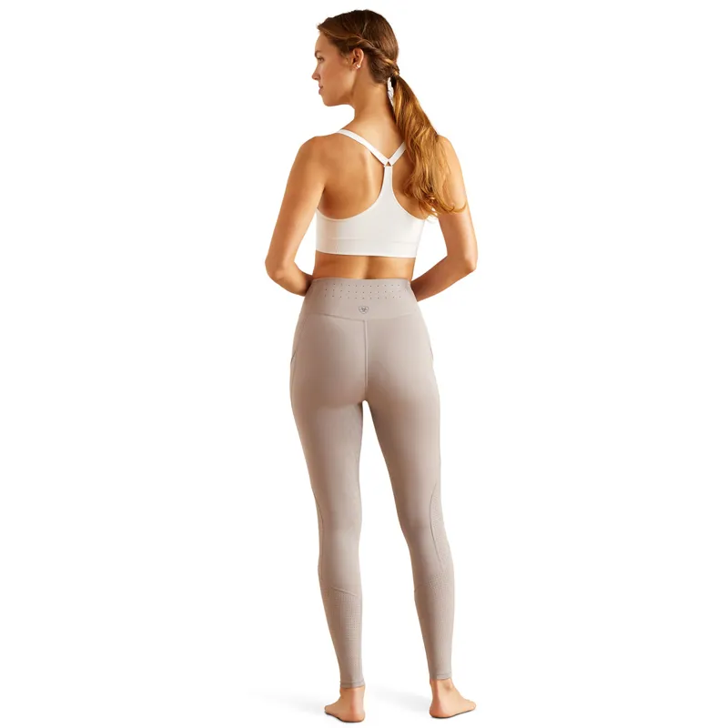 Ariat EOS Breathe Half Grip Ladies Riding Tights - Zinc Grey-6