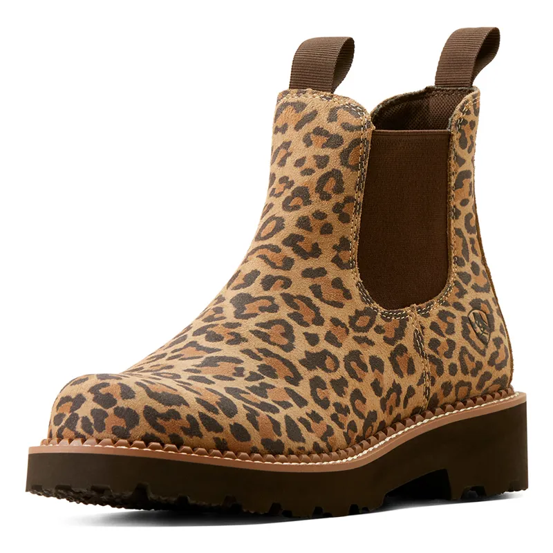 Ariat Fatbaby Twin Gore Ladies Boots Cheetah Chocolate