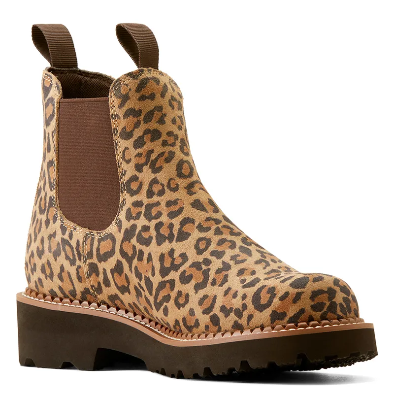 Ariat Fatbaby Twin Gore Ladies Boots - Cheetah/Chocolate-1