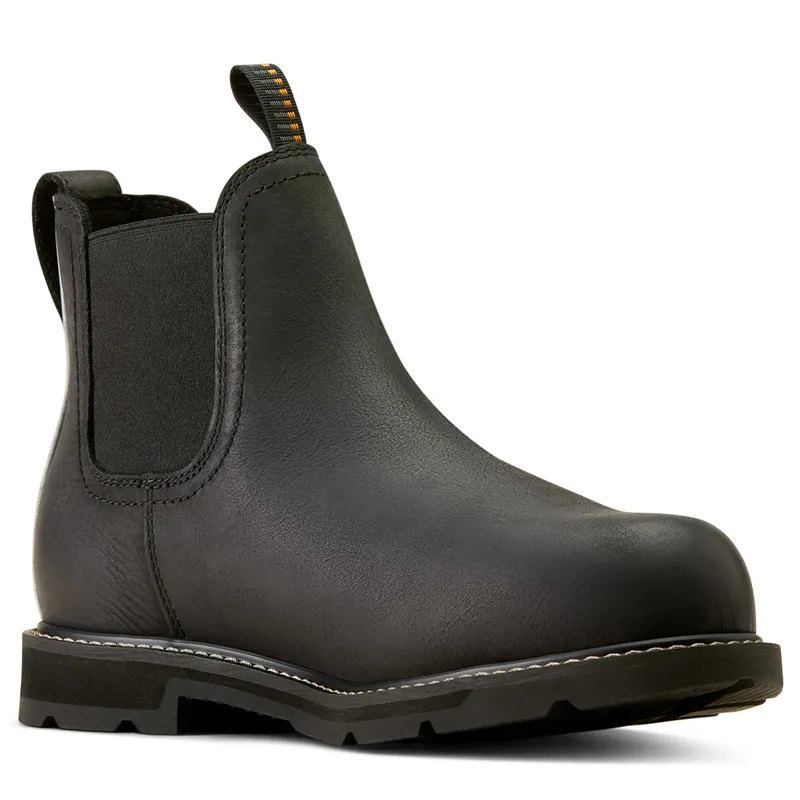 Ariat Groundbreaker Waterproof Steel Toe Mens Work Boots - Black-2