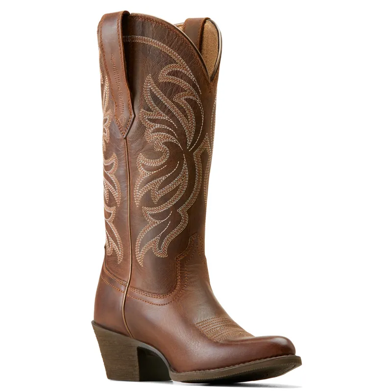 Ariat Heritage J Toe Stretchfit Womens Western Boots - Sassy Brown-1