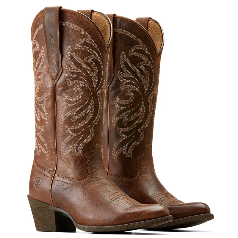 Ariat Heritage J Toe Stretchfit Womens Western Boots - Sassy Brown-5