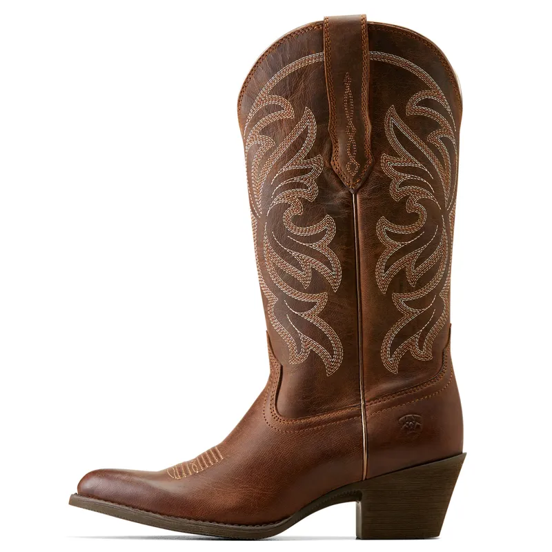 Ariat Heritage J Toe Stretchfit Womens Western Boots - Sassy Brown-7