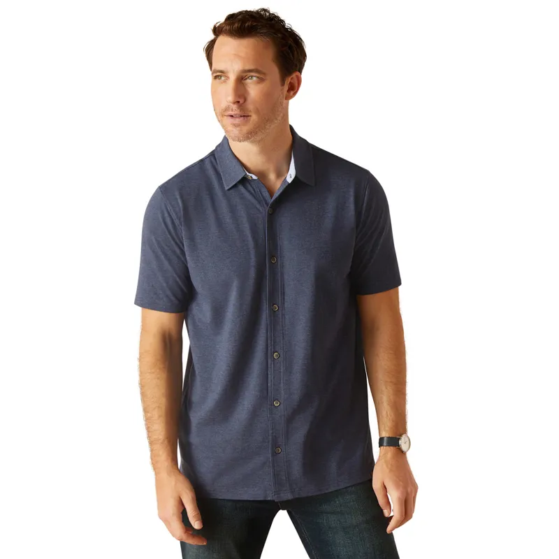 Ariat Country Ingleside Mens Shirt - Navy Heather