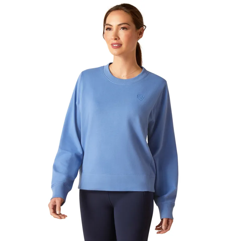 Ariat Memento Ladies Sweatshirt - Dutch Blue