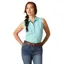 Ariat Prix 2.0 Sleeveless Ladies Polo Shirt - Marine Blue