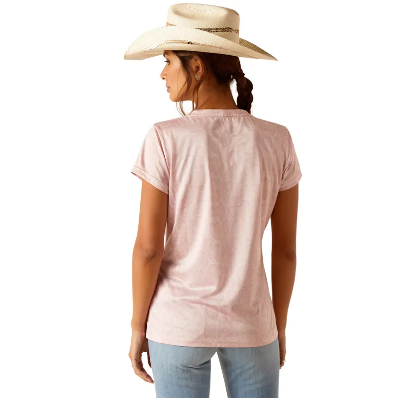 Ariat Laguna Ladies Top - Pink Boa-1